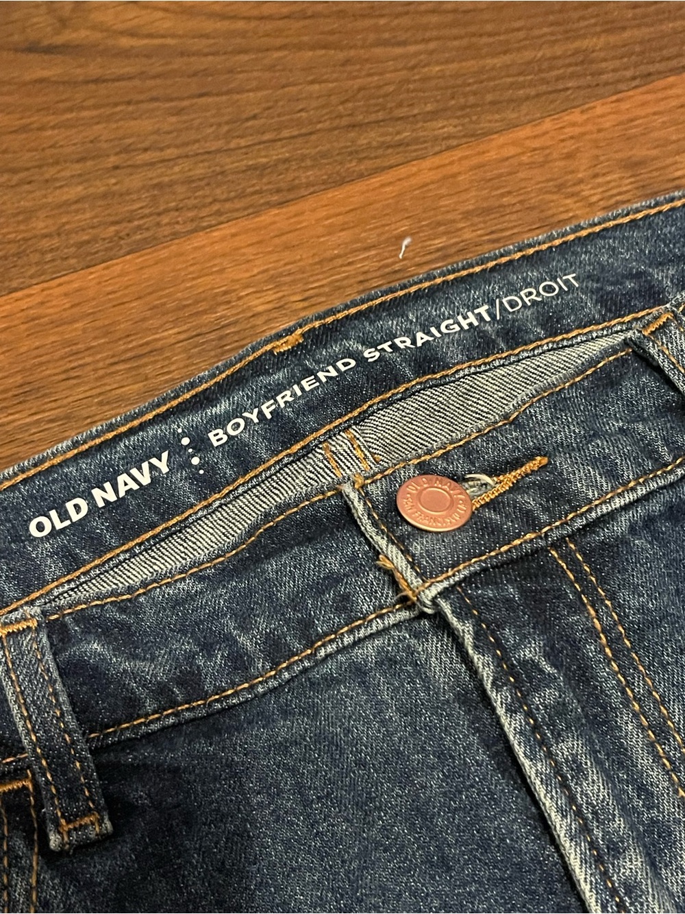 Old Navy Boyfriend Straight Jeans Size 12 Regular - Picture 4 of 5